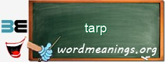 WordMeaning blackboard for tarp